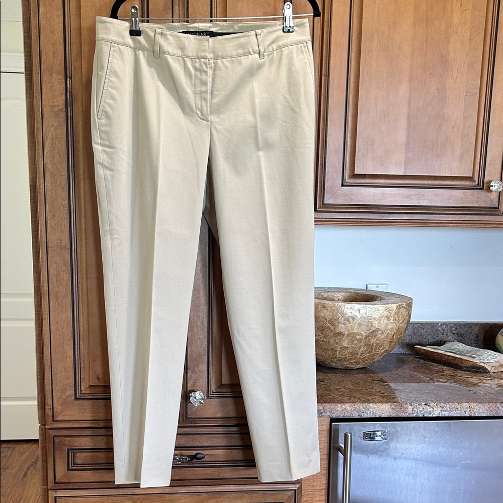 Lafayette 148 New York Cream Dress Pants